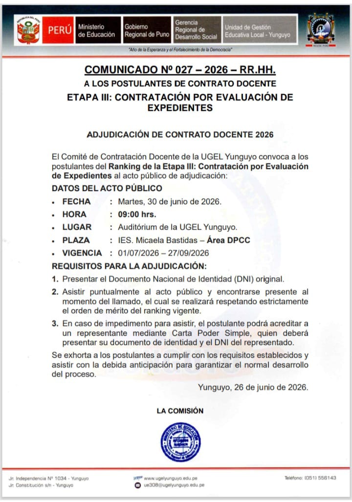 Imagen Comunicado